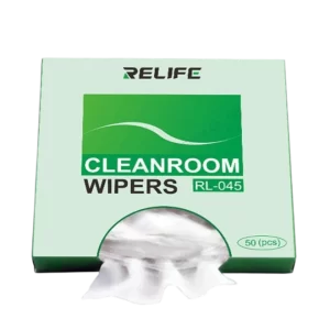 TOALLITAS DE TELA DE FIBRA SIN POLVO ANTIESTATICA PARA LIMPIEZA 50 PIEZAS