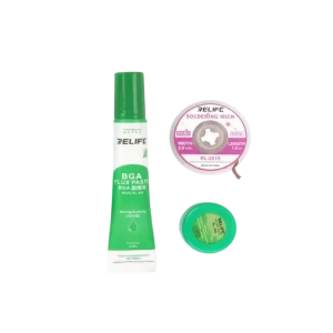 SET DE SOLDADURA 3 EN 1 PASTA PARA SOLDA+MALLA DESOLDADORA Y FLUX BGA 20ML