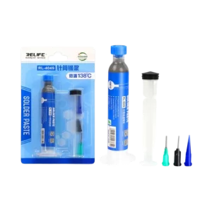 PASTA PARA SOLDAR 138°C SUNSHINE INCLUYE JUEGO DEAGUJAS + PUTTER