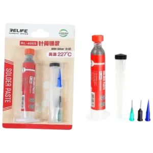 PASTA PARA SOLDAR 227°C SUNSHINE INCLUYE JUEGO DEAGUJAS + PUTTER