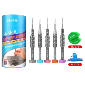 JUEGO DE DESTORNILLADORES DE REPARACIÓN PORTATILES