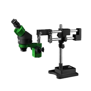 MICROSCOPIO TRINOCILAR CON BRAZO GIRATORIO 360° Y LAMPARA LED DE ALTA DEFINICIÓN