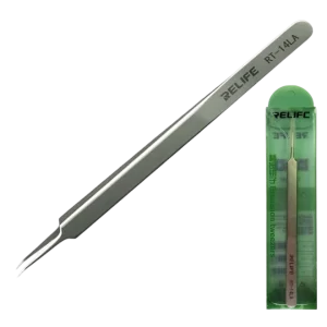 PINZA DE PRECISION DE ACERO INOXIDABLE