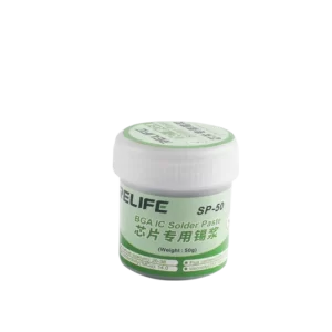 BOTE DE ESTAÑO EN PASTA SIN PLOMO PARA IC BGA DE 158 GRADOS 50G