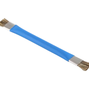 BROCHA ANTIESTATICA DOBLE CON CERDAS RESISTENTES COLOR AZUL Y AMARILLO